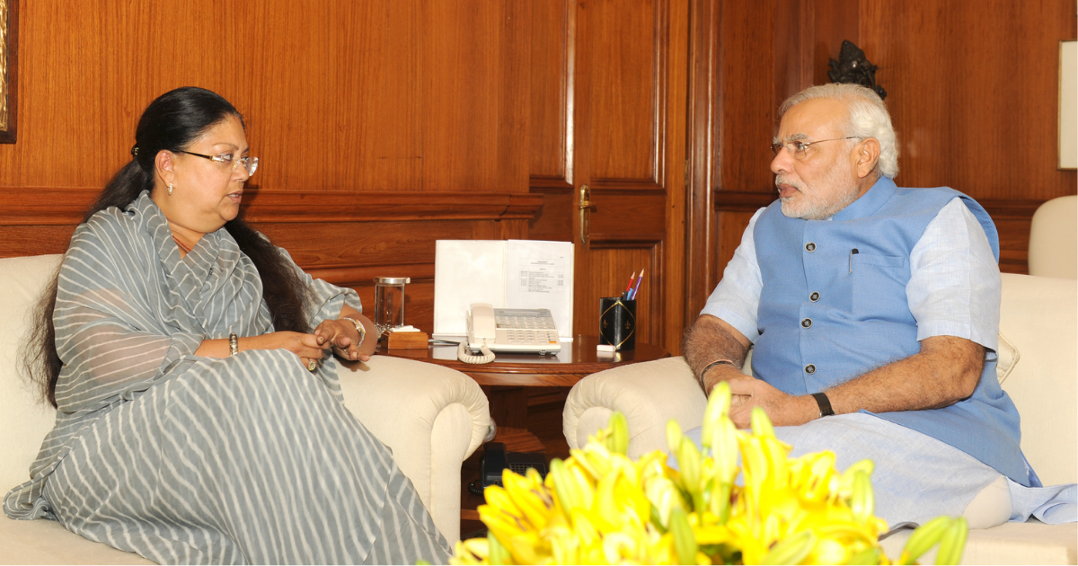 Vasundhra Raje meets PM Modi, senior leaders as BJP gears up for Rajasthan polls next year